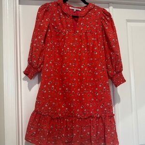 Collective Concepts Red Floral dress